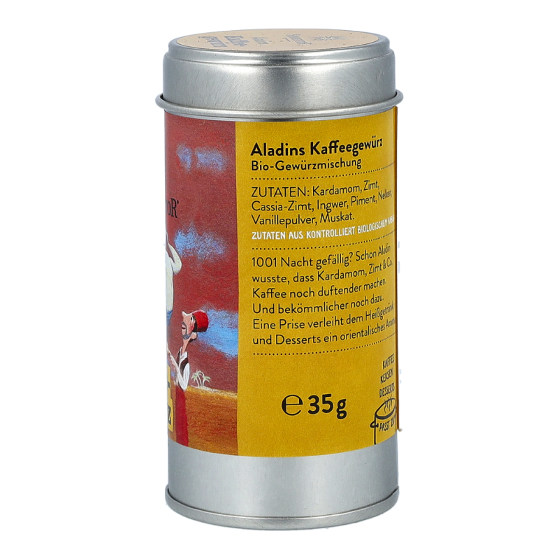 Sonnentor Aladins Kaffeegewürz Streudose 35 g BIO