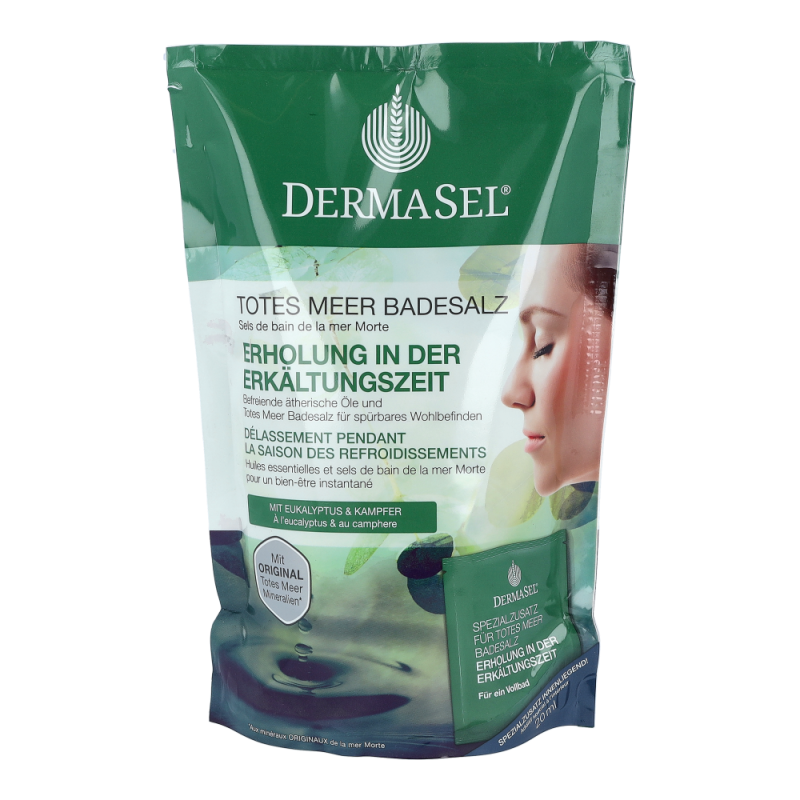 Dermasel Badesalz spa 400 g Erkältung
