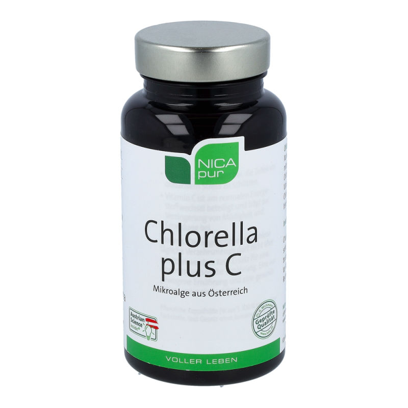 Nicapur Chlorella mit Vitamin C Kapseln
