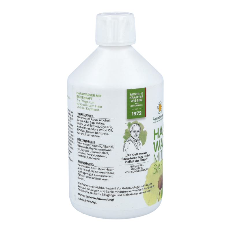 SonnenMoor Haarwasser mit Birkensaft