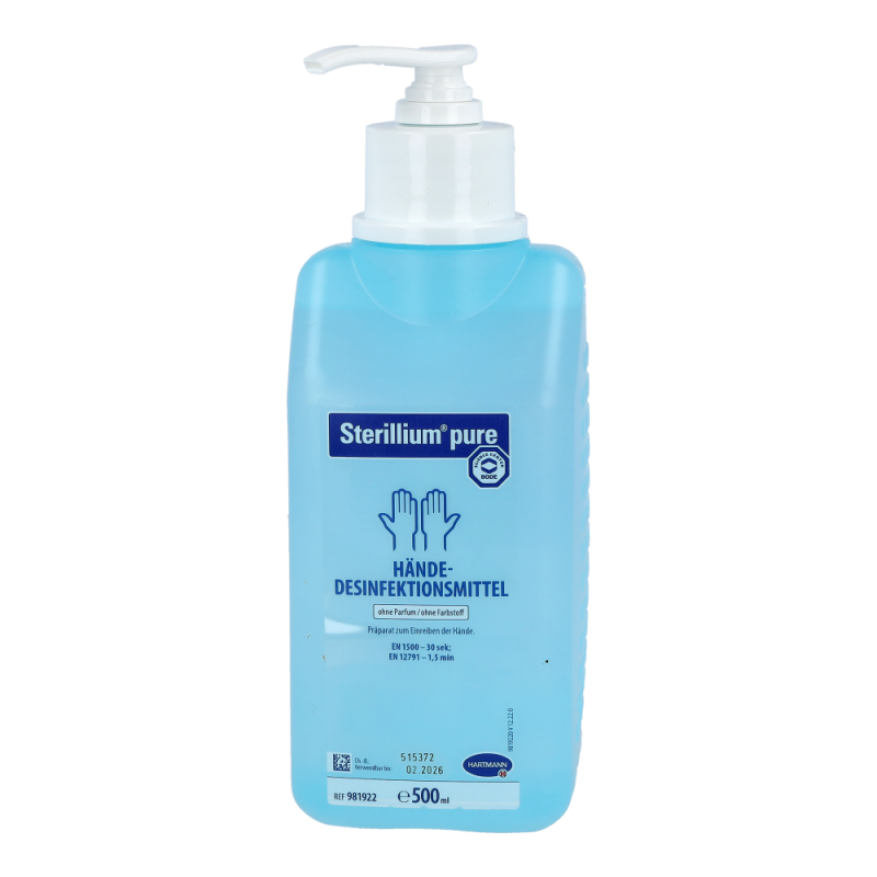 Sterillium pure 500 ml + Pumpe