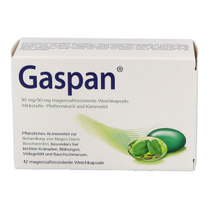 Gaspan 90 mg/50 mg magensaftresistente Weichkapseln