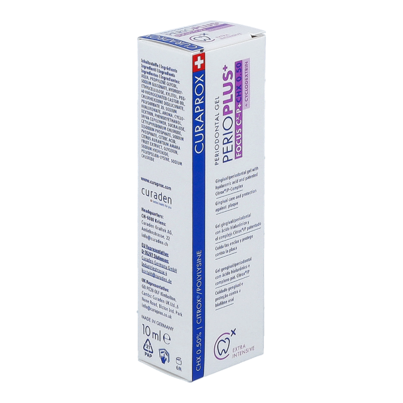 Curaprox Perio Plus+ Focus Zahngel 10 ml