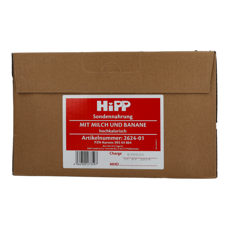 Hipp Sondennahrung Milch Banane 12 Stk.