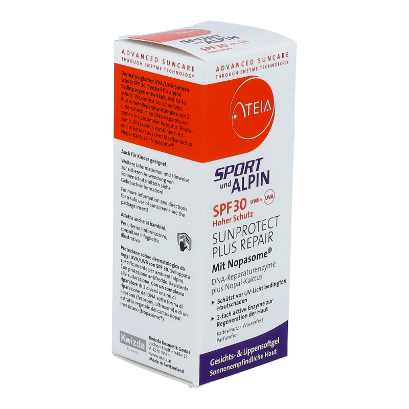 Ateia Alpin SPF30 Gesicht- & Lippensoftgel