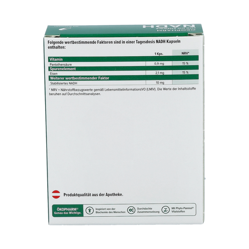 Ökopharm NADH Energie Kapseln
