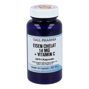 Eisen Chelat 14mg plus Vitamin C Kapseln