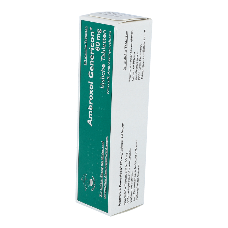 Ambroxol Genericon lösliche Tabletten 60 mg 20 Stk.