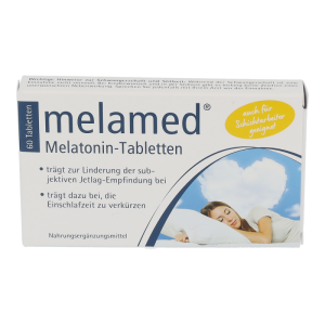 Melamed MELATONIN Tabletten zur Verkürzung der Einschlafzeit