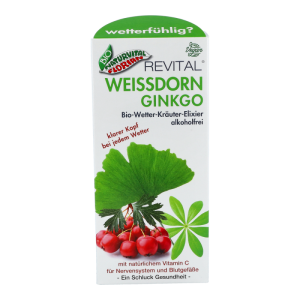 Weißdorn Ginkgo Elixier Bio 330 ml