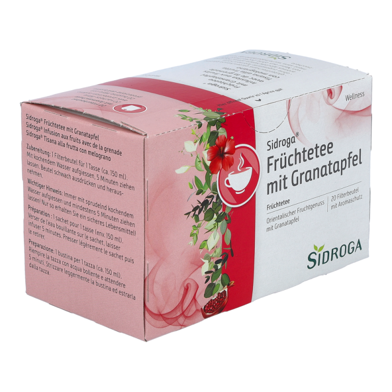 Sidroga Tee Wellness Früchte mit Granatapfel 20 Btl.