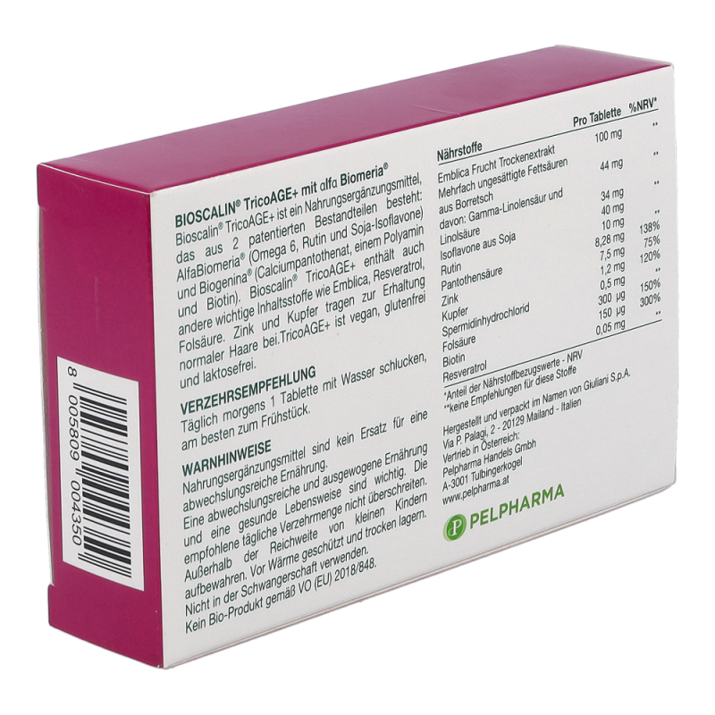 Bioscalin TricoAGE+ Tabletten 30 Stk.