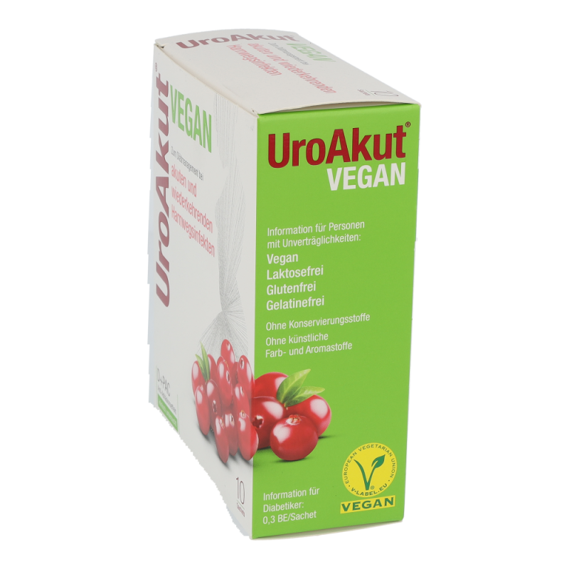 UroAkut vegan Granulat D-Mannose plus Cranberry