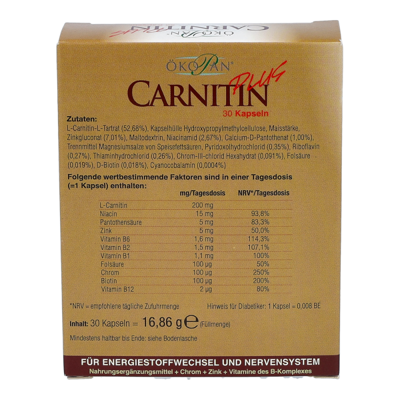 Ökopan Carnitin Plus Kapseln 30 Stk.