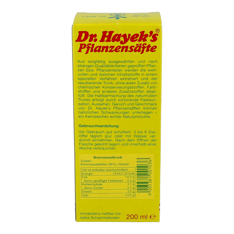 Dr. Hayeks Brennnessel Saft