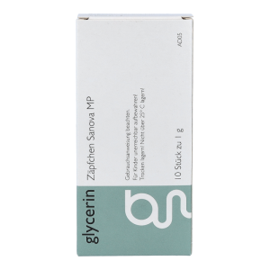 Glycerin Zäpfchen Sanova MP 10 Stk. 1 g