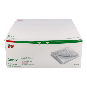 Lohmann & Rauscher Gazin Mullkompresse steril 300 Stk. 16-fach 5 x 5