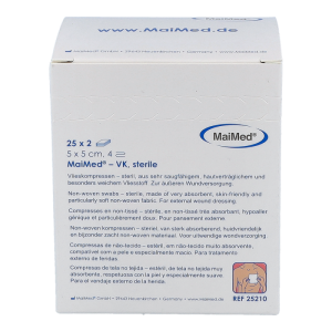 Porod Vliesstoffkompressen 4-fach 5 x 5 cm 50 Stk.