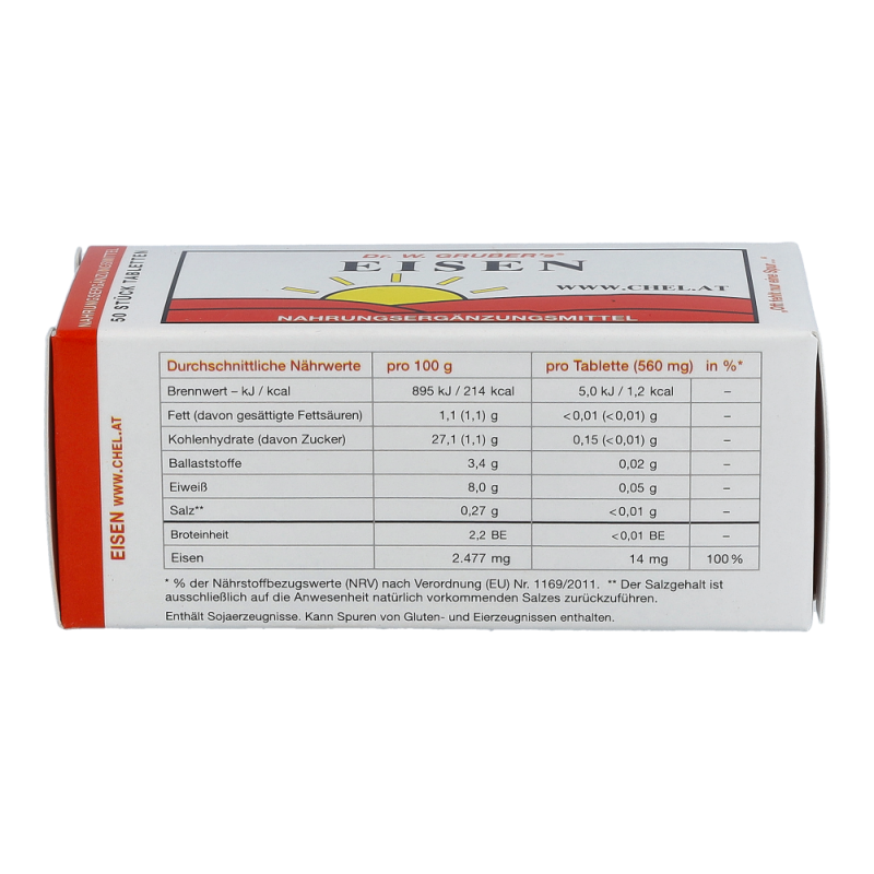 Dr. Grubers Eisen Chelat Tabletten