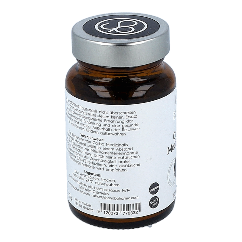Carbo Medicinalis Aktivkohle Kapseln 60 Stk.