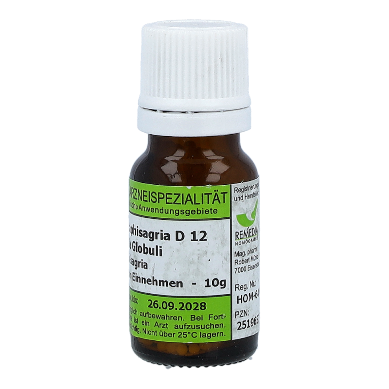 Delphinium Staphisagria Remedia 10 g D 12 Globuli