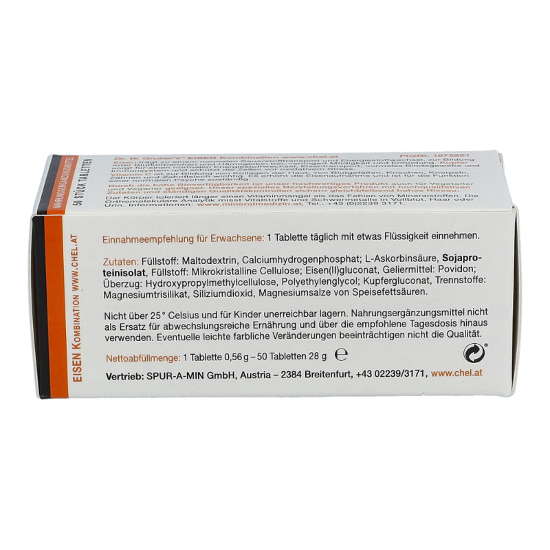 Dr. Grubers Eisen Chelat Kombi Tabletten