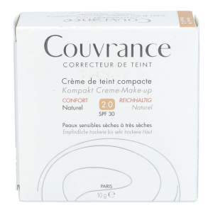 Avene COUVRANCE Kompakt Creme-Make-Up reichhaltig naturel 02 – 9,5g