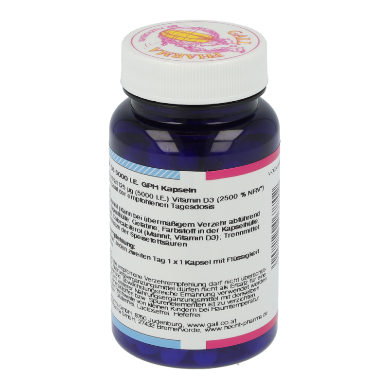 Gall Pharma Vitamin D3 5.000 I.E. Kapseln 90 Stk.