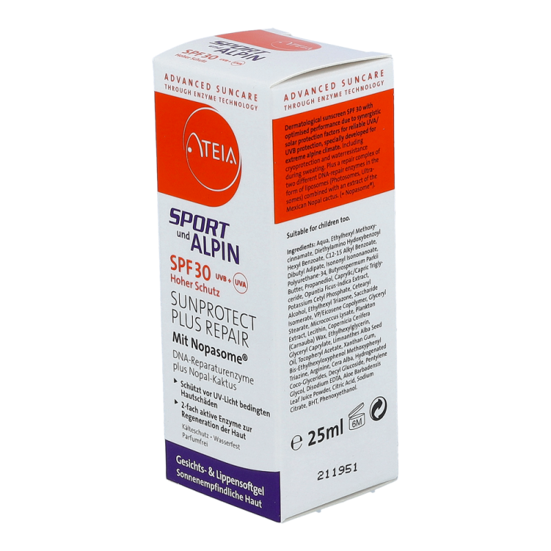 Ateia Alpin SPF30 Gesicht- & Lippensoftgel