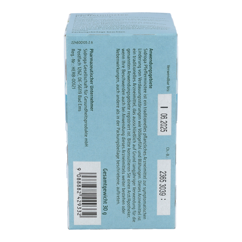 Sidroga Tee Pfefferminze 20 Stk.