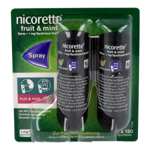 Nicorette fruit & mint Spray duo