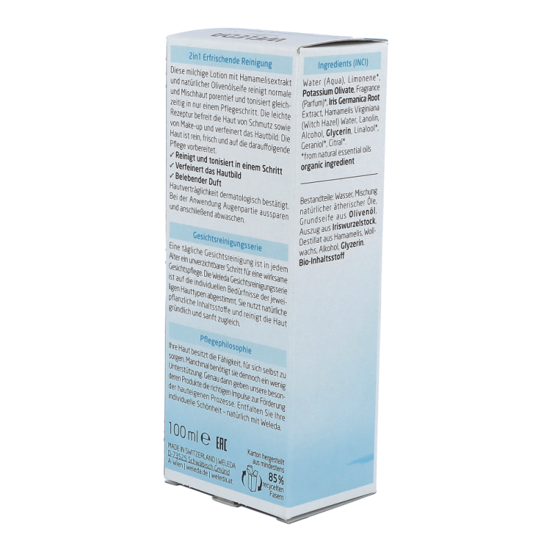 Weleda Erfrischende 2-in-1 Reinigung 100 ml