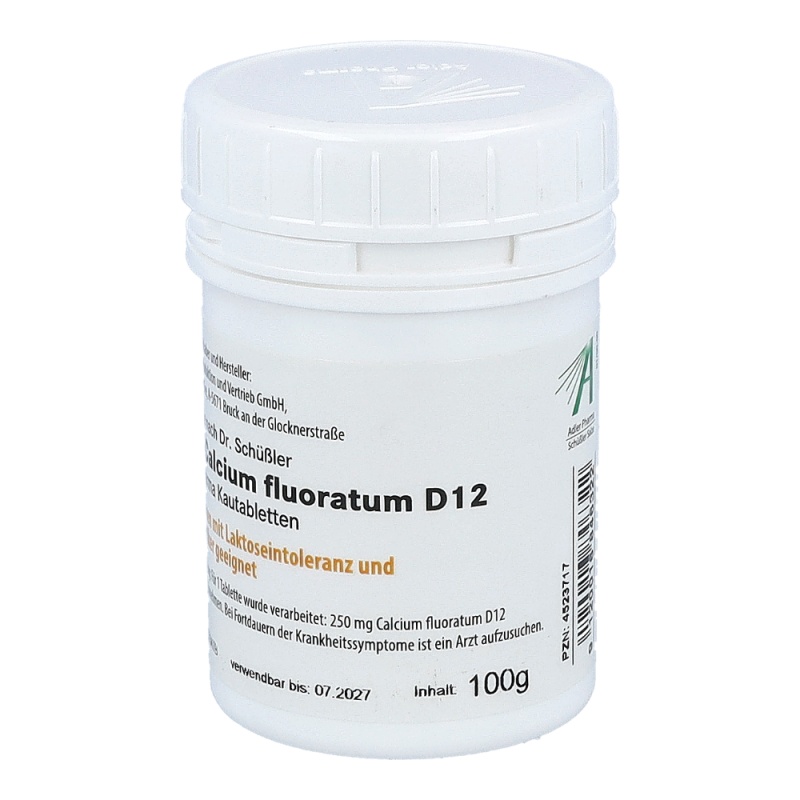Schüßler Nr. 1 Calcium fluoratum D12 Kautabletten 100 g