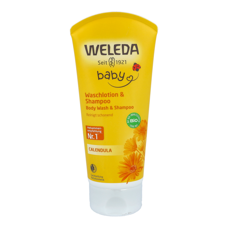 Weleda Calendula Waschlotion & Shampoo 200 ml