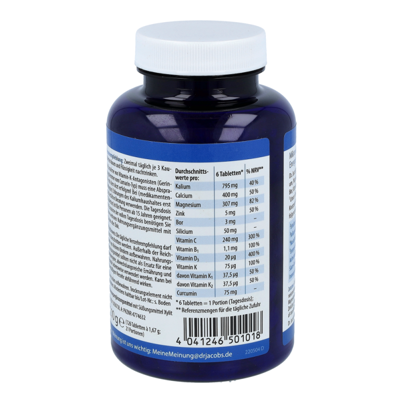 Dr. Jacobs BasenGOLD Kautabletten K2 126 Stk.