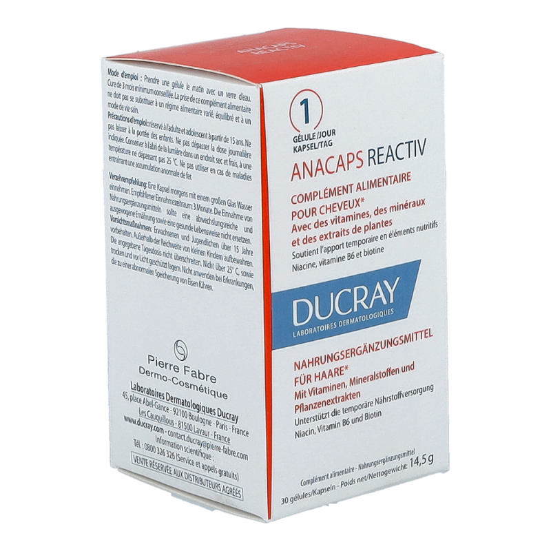 Ducray ANACAPS REACTIV Nahrungsergänzungsmittel