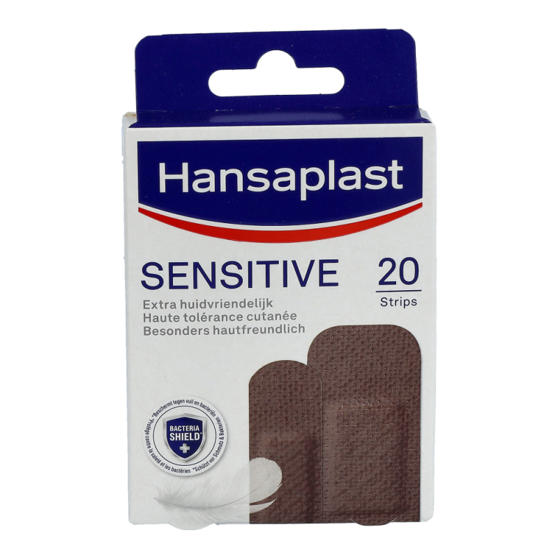 Hansaplast Sensitive Strips Dark Skintone