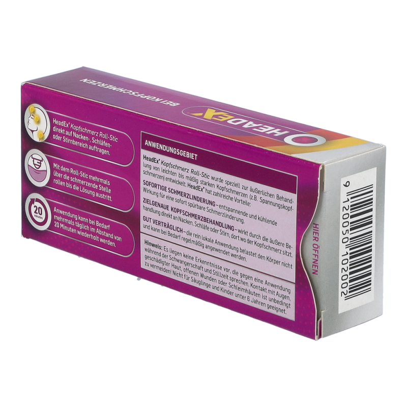 HeadEx® Kopfschmerz Roll-Stic