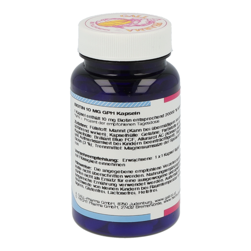 Gall Pharma Biotin 10 mg Kapseln 90 Stk.