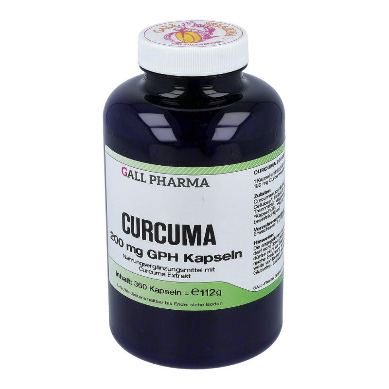 Gall Pharma Curcuma 200 mg Kapseln 360 Stk.