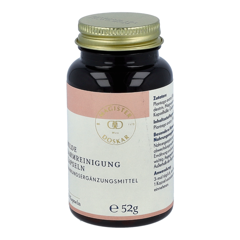 Milde Darmreinigung Flohsamen Kapseln 80 Stk.