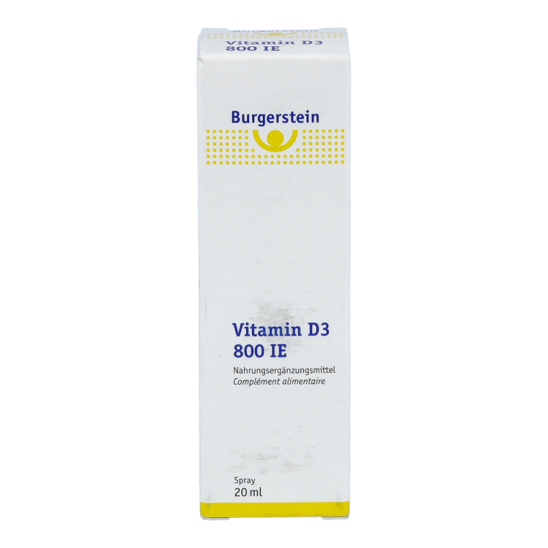 Burgerstein Vitamin D3 Spray 800 I.E. 20 ml
