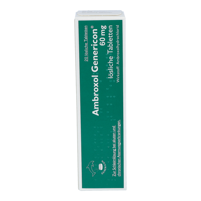 Ambroxol Genericon lösliche Tabletten 60 mg 20 Stk.