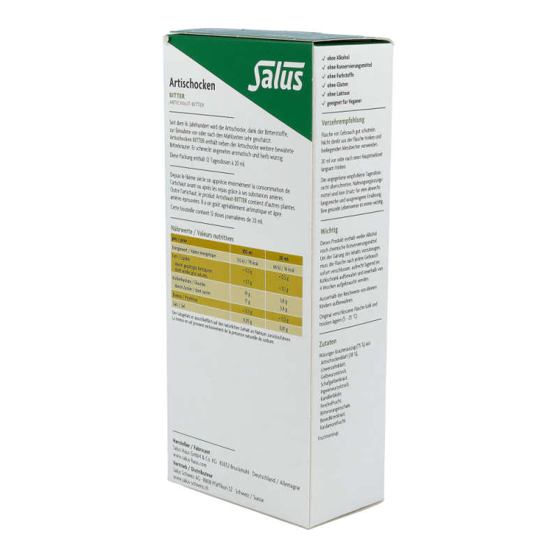 Artischocken-Bitter alkoholfrei 250 ml