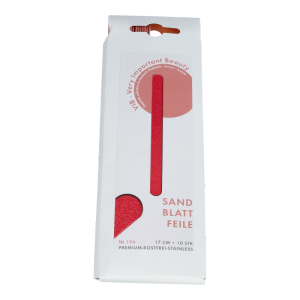Kozbach Sandblattfeile 10 Stk. 17 cm