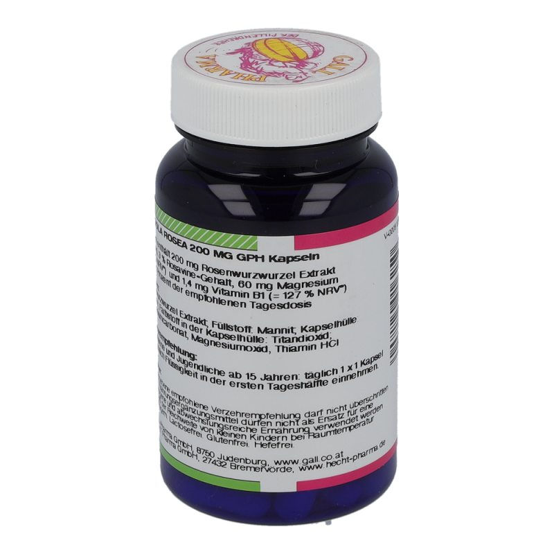 Rhodiola Rosea 200mg Kapseln