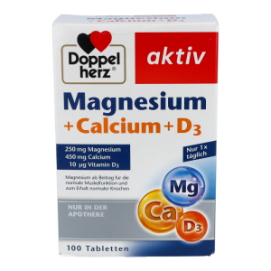 Doppelherz Magnesium Calcium+ D3 Tabletten 100 Stk.