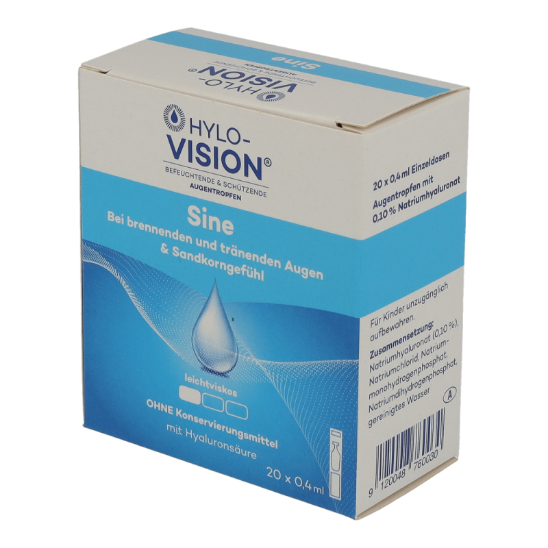 HYLO – VISION SINE Augentropfen 0,4ml Einzeldosen