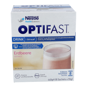 Optifast Drink Erdbeer 8 x 55 g 1 Pk.