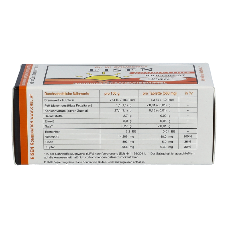 Dr. Grubers Eisen Chelat Kombi Tabletten